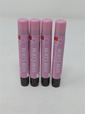 Burt's Bees Shimmer Lip Tint Guava Tinted Balm Stick 4 Pack